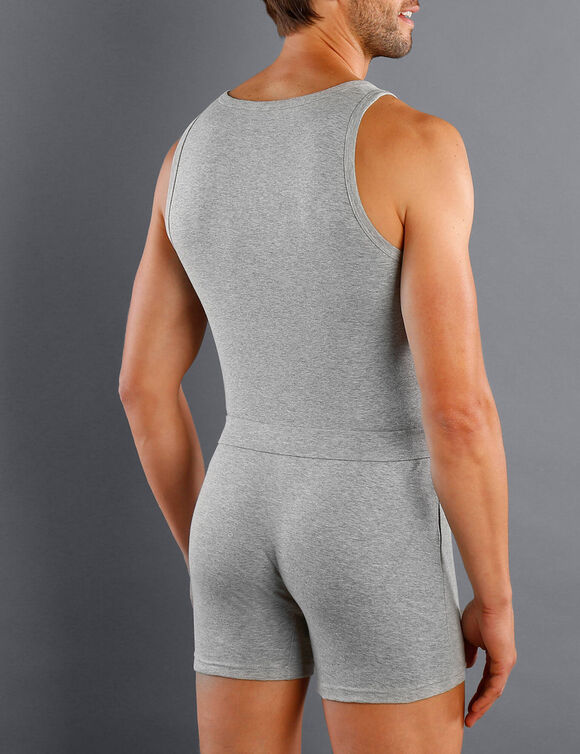 Débardeur sous-vêtement homme - lot de 3 (gris chiné)