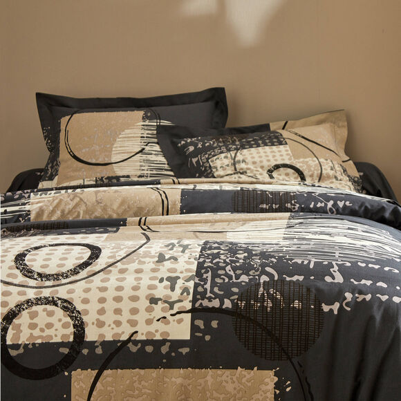 Linge de lit Diane - coton (carbone)