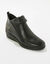 Leren boots met sleehak (zwart)