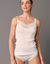 Caraco coton et dentelle - lot de 2 (blanc)