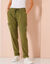 Pantalon cargo fluide (kaki)