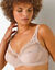Soutien-gorge Coeur Crois&eacute; dentelle - avec armatures (beige)
