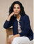 Vestjasje met knopen, gerecycleerd polyester(**) (marine)