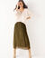 Trui in loose model met V-hals, patenttricot met zachte touch (ecru)