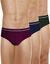 Slip Business Chic - lot de 3 (vert + bordeaux + marine)