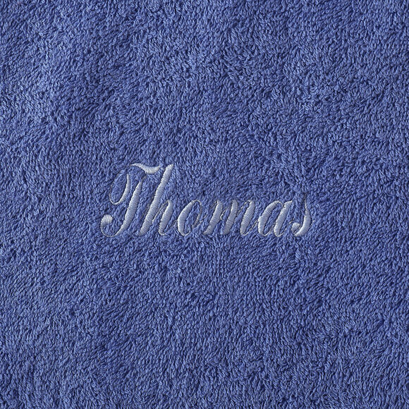 Collection serviettes de bain personnalisables confort moelleux (bleu dur)