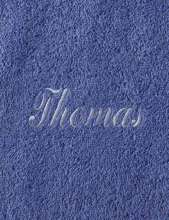 Collection serviettes de bain personnalisables confort moelleux (bleu dur)