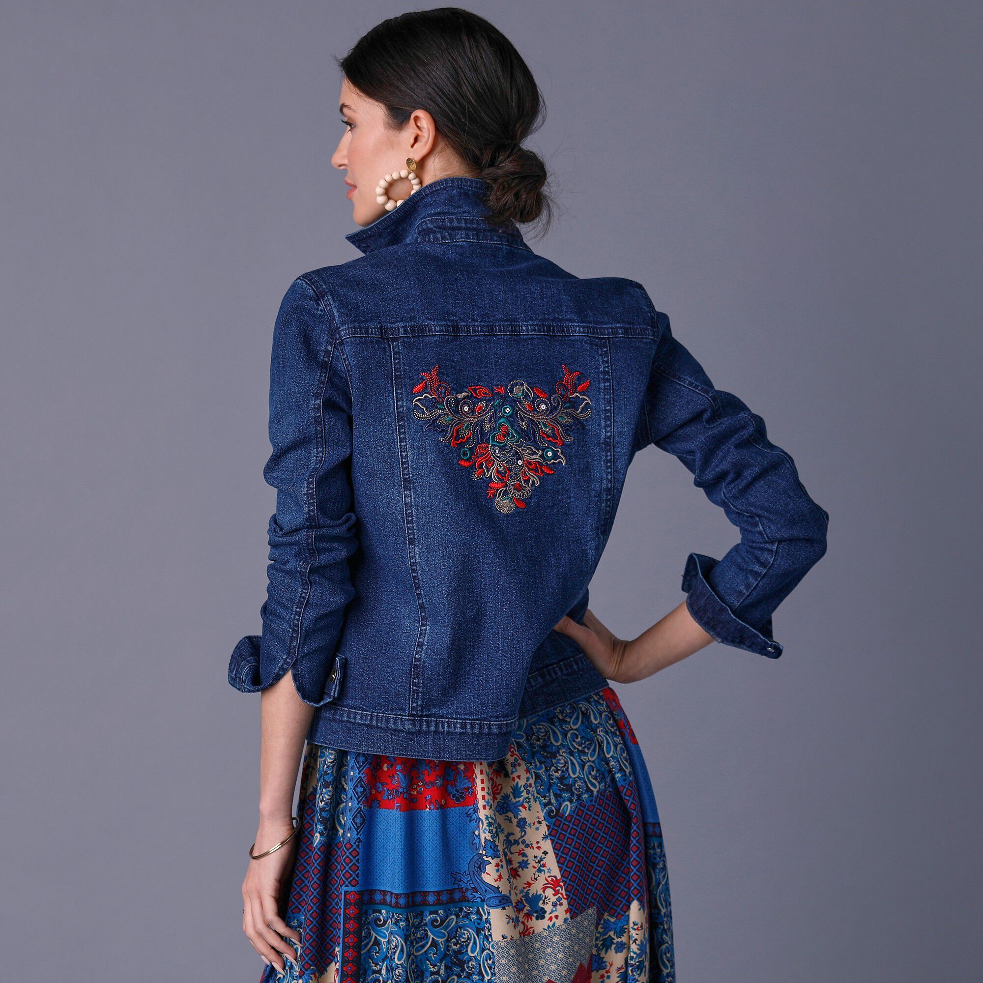 Blanche porte 2025 robe en jean