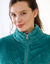 Veste d'int&eacute;rieur maille polaire zipp&eacute;e  (&eacute;meraude)