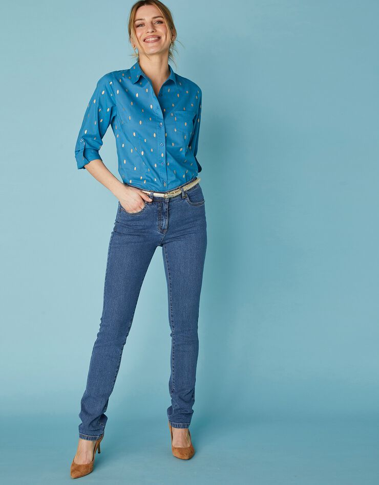Jean droit stretch - petite stature (stone)