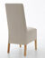 Stoelhoes van microvezel (beige)