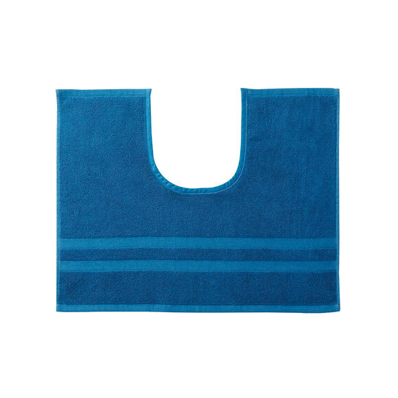Tapis de bain "sèche-vite" (bleu paon)