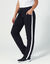 Tweekleurige joggingbroek (zwart / wit)