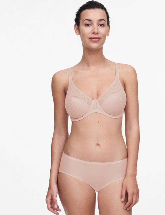 Voorgevormde, omhullende beha Norah Chic, met beugels (nude)