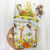 Linge de lit enfant Jungle imprimé animaux 1 personne - coton (beige)