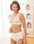 Soutien-gorge forme foulard tout dentelle Sardara - sans armatures (ivoire)