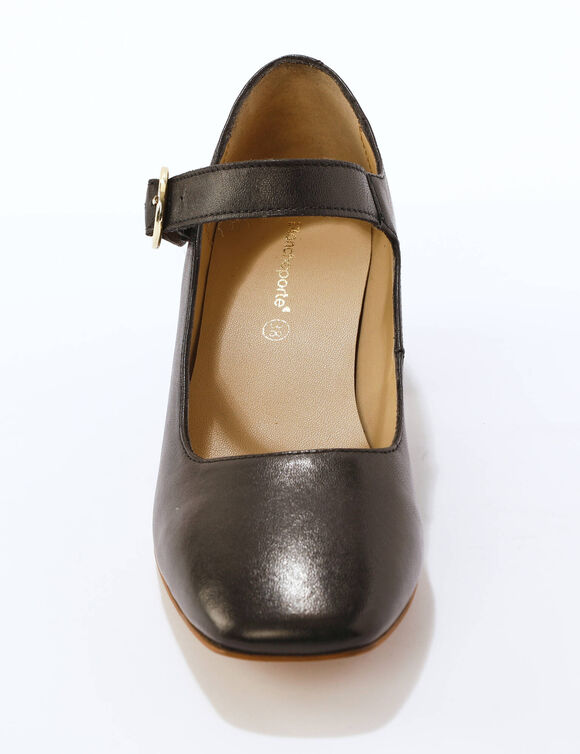 Bottes en cuir, spécial larges mollets (noir)