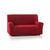 Rekbare hoes voor fauteuil en zitbank Alice (rood)