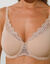 Soutien-gorge embo&icirc;tant maille et dentelle "Amourette"- avec armatures (peau)