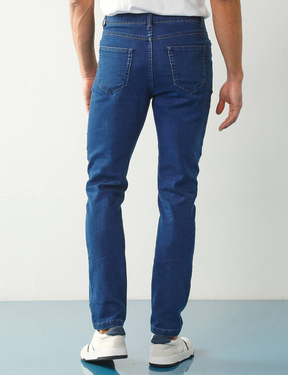 Jean droit 5 poches denim ultra stretch - L32 (stone)
