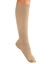 Knielange steunkousen in overwegend katoen - set van 2 paar (beige)
