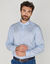 Overhemd van 100% katoen twill, onderhoudsvriendelijk (hemelsblauw)