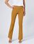 Effen bootcut legging, elastische taille (honing)