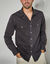'Western' hemd in jeans (antraciet)