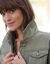 Veste boutonnée plis fantaisie (vert olive)
