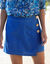 Asymmetrische shortrok in jeans (stone)