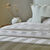 Linge de lit satin rayé (beige clair)