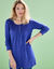 Tuniek met macramé en lange mouwen (iris)