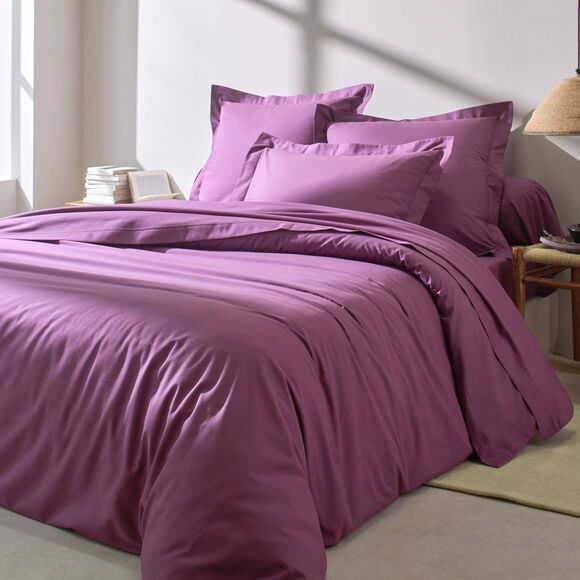 Linge de lit uni - coton 57 fils/cm&sup2; (figue)