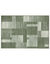 Tapijt met patchwork-motief (groen)