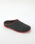 Tweekleurige herenslippers in clawnvorm (donkergrijs)
