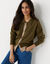 Tweekleurig vest met knopen, van gerecycled polyester** (olijfgroen / chin&eacute; grijsbeige)