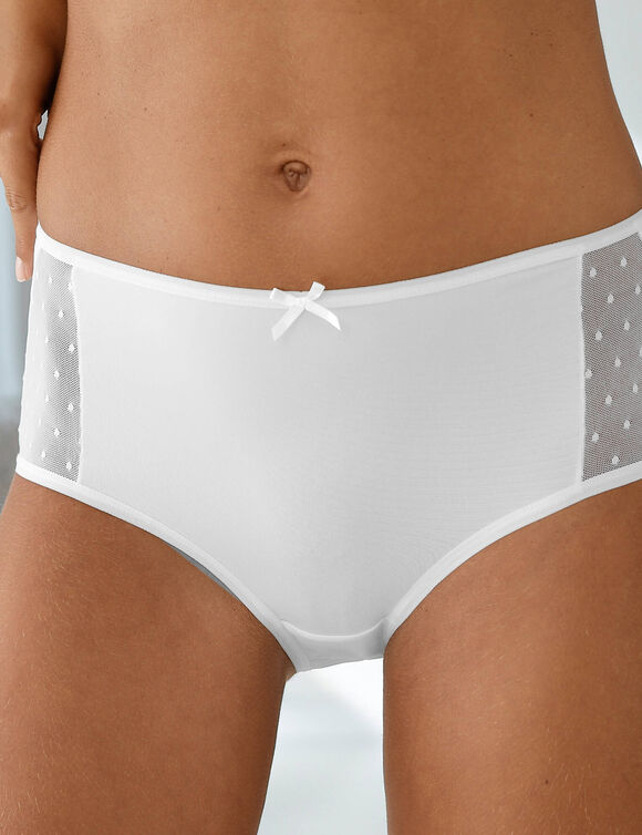 Maxislip in microvezel - Set van 2 (wit)