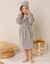 Peignoir de bain enfant ourson &agrave; capuche &eacute;ponge coton - 340 g/m&sup2; (taupe)
