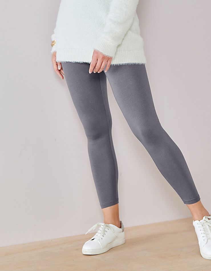 Legging coton extensible uni Blancheporte