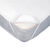 Protège-matelas microfibre imperméable forme plateau (blanc)