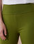 Legging taille haute spécial froid, molleton gratté (vert olive)