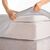 Drap-housse uni jersey bonnet 40 cm (gris perle)