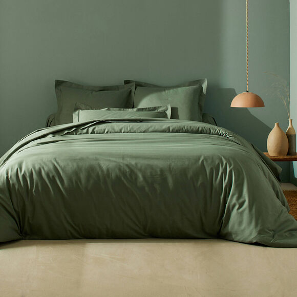 Linge de lit uni - coton 57 fils/cm&sup2; (eucalyptus)
