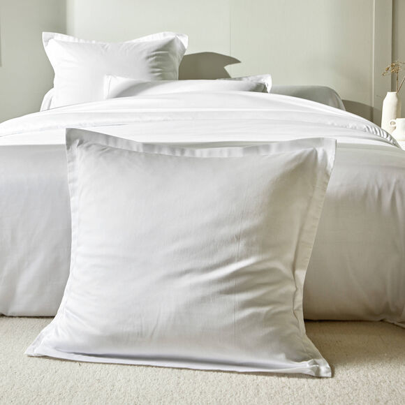 Linge de lit satin uni (blanc)