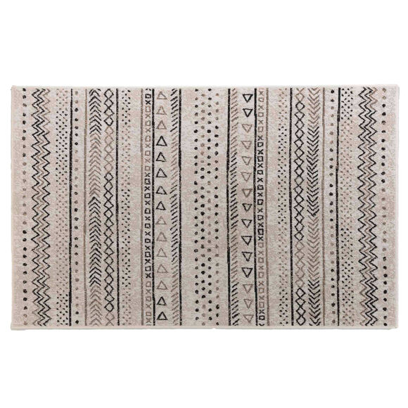Tapis motif berb&egrave;re, effet vieilli (naturel)