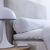 Ondersloop voor peluwkussen, absorberend molton - set van 2 (wit)
