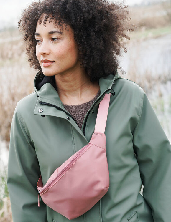 Sac banane, polyamide recyclé(**) (rose foncé)