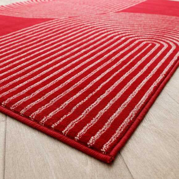 Tapis motif double arche (terracotta)