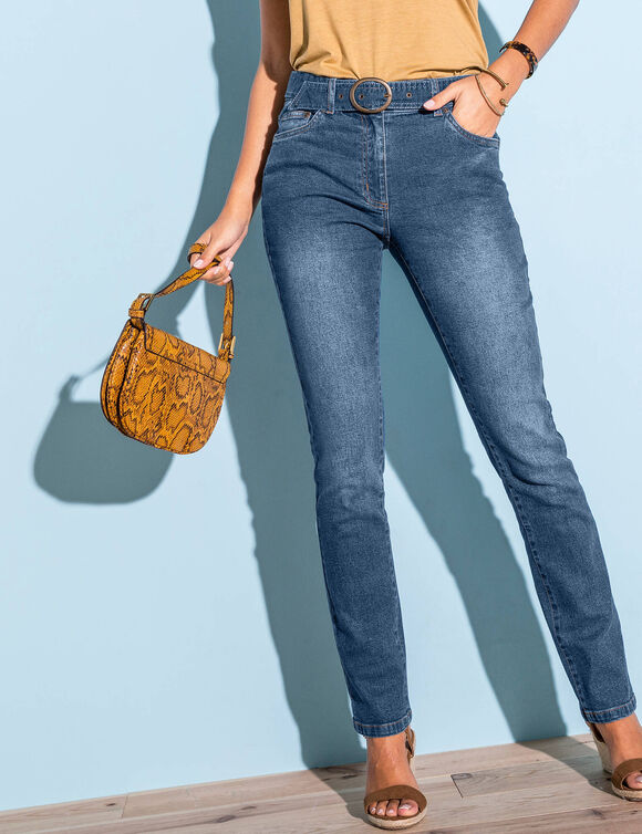 Jean droit, Spécial Petites (stone)