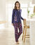 Tee-shirt pyjama manches longues (marine)